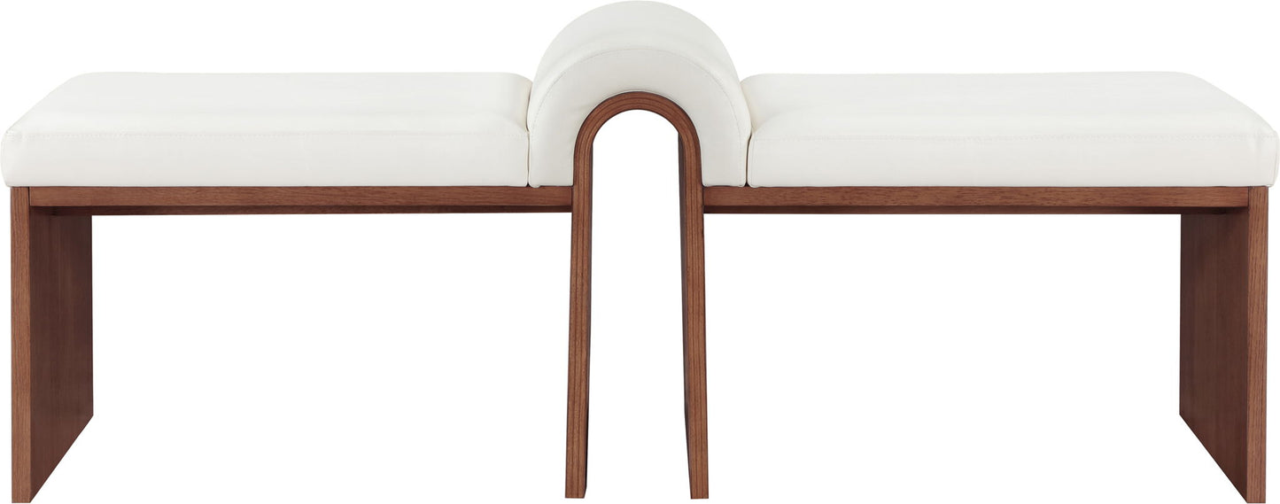 Delphine - Bench - Walnut Base