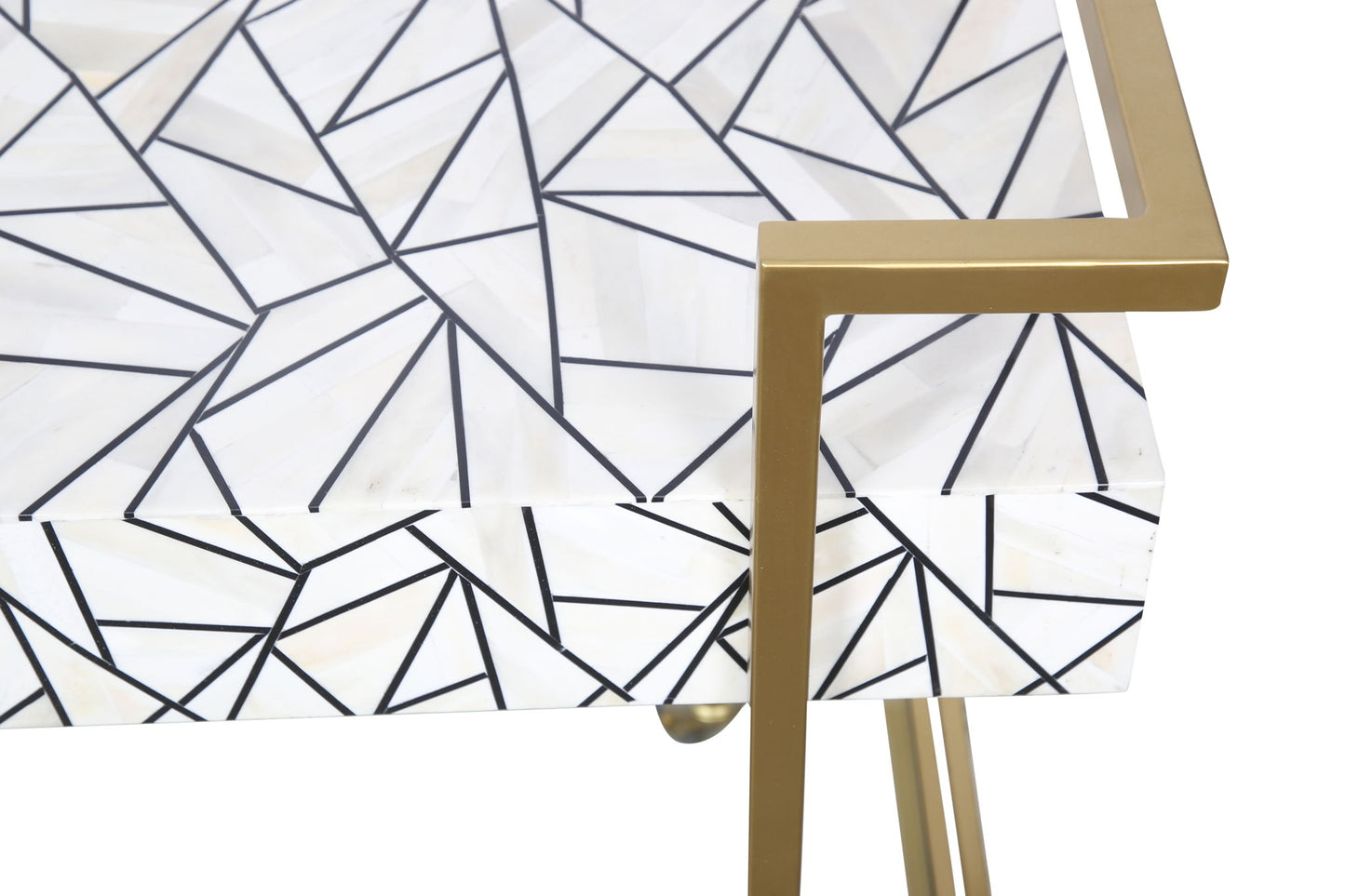 Bottoms Up - Bar Cart - Ivory Bone