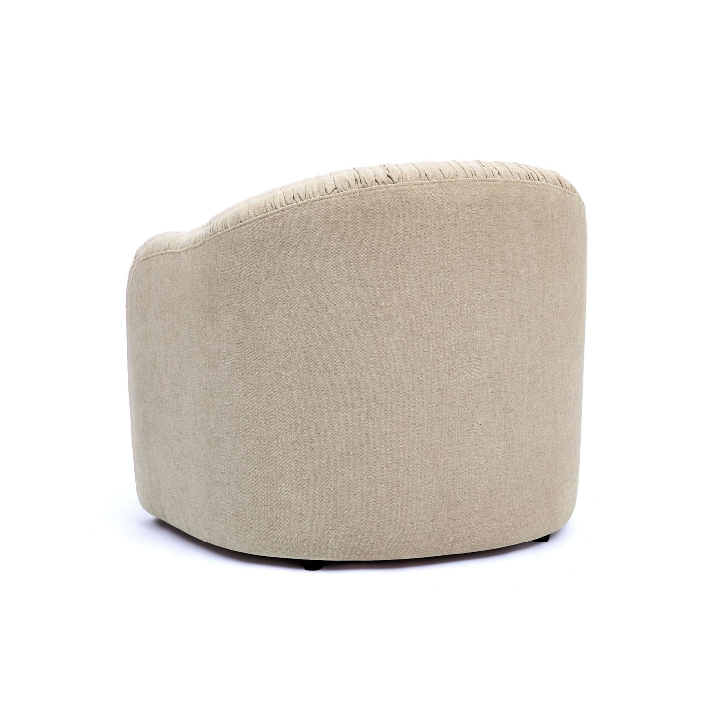 Pamela - Chenille Tassel Lounge Chair - Tan