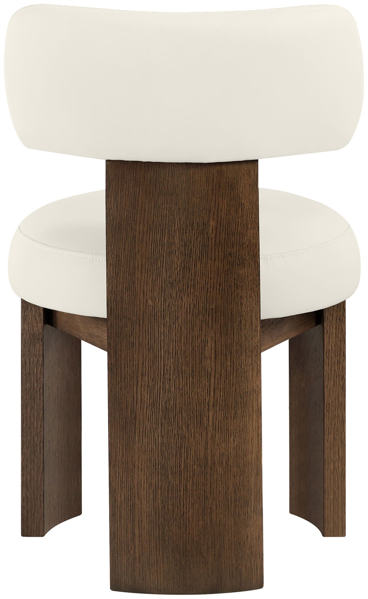 Atelier - Vegan Leather Upholstered Dining Chair (Set of 2) - Painted Brown Frame