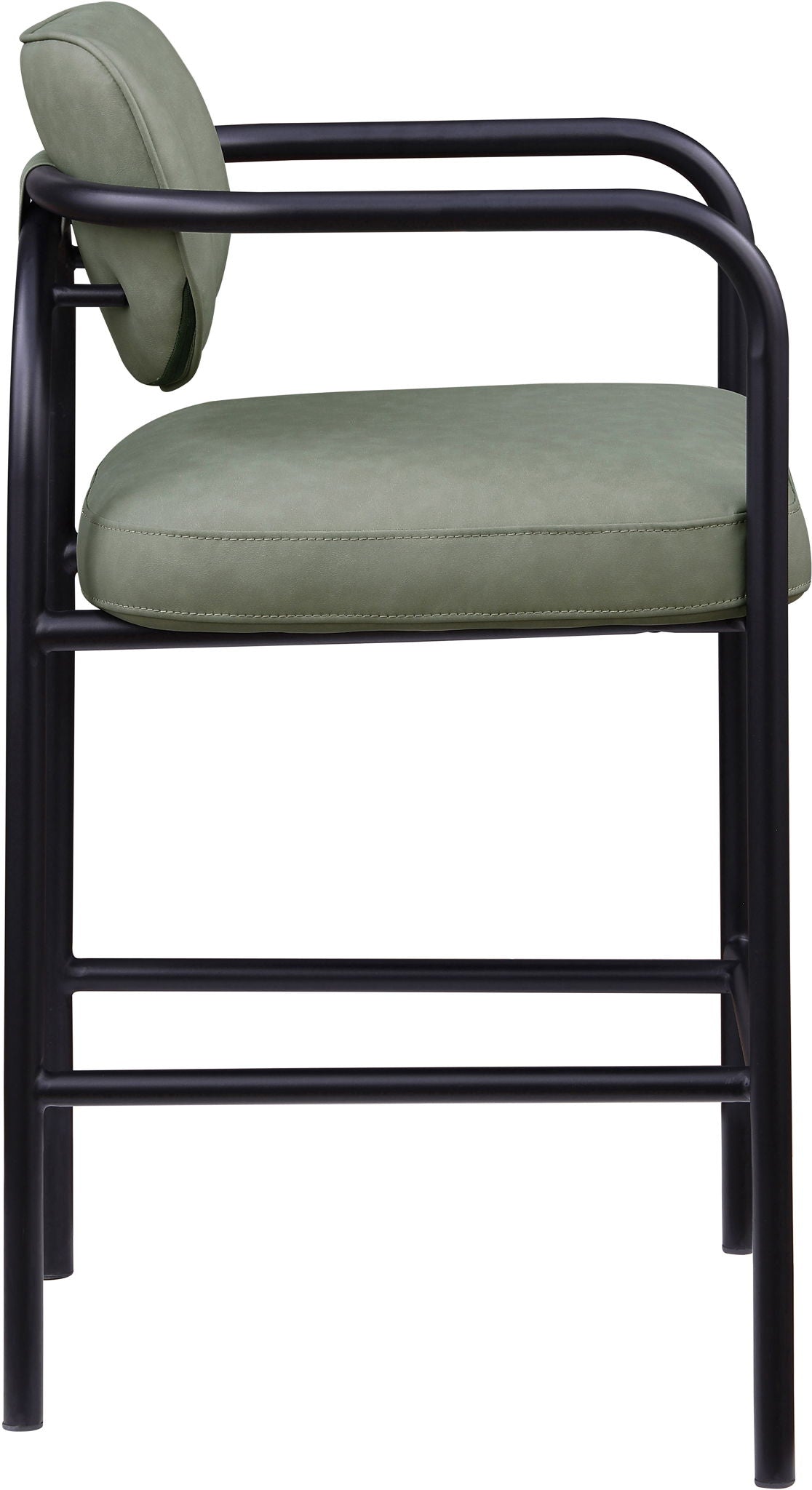Serava - Vegan Leather Upholstered Bar Stool