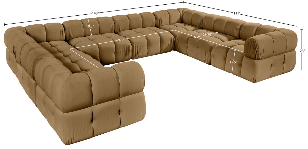 Orin - 8 Piece Modular Sectional (4 Modular Chairs, 4 Corner Chairs)
