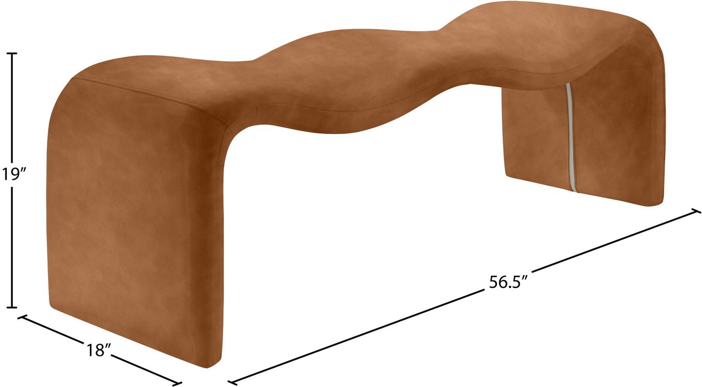 Willow - Faux Leather Bench