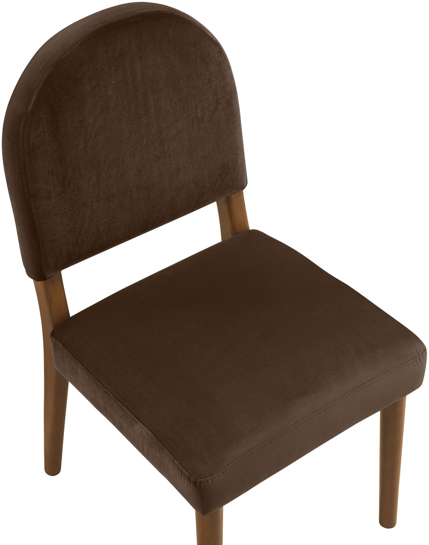Varinelle - Velvet Dining Chair (Set of 2) - Walnut Frame