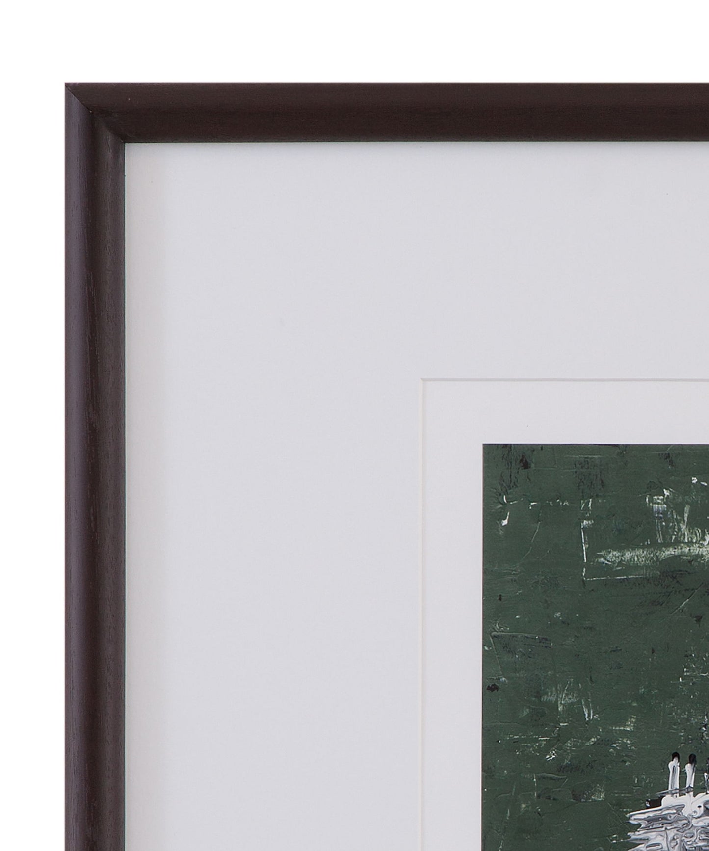 Dual Dichotomy III Framed Print - Gray / White
