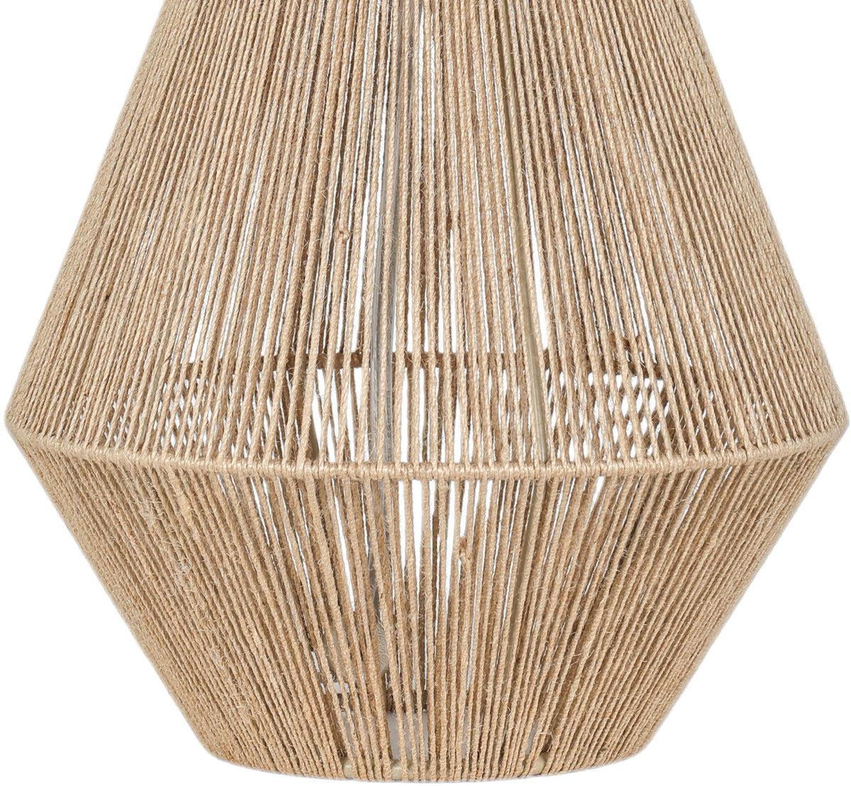 Soraya - Jute And Cotton Table Lamp - Beige