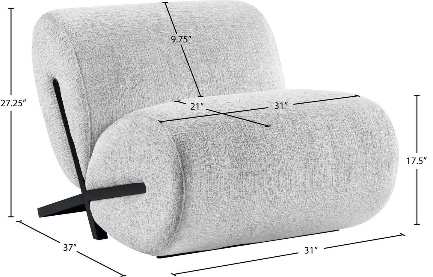 Akira - Fabric Upholstered Accent Chair