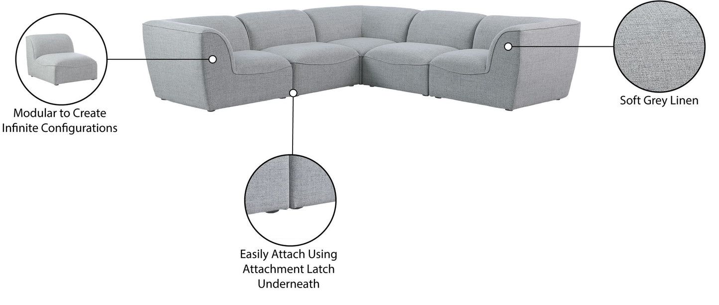 Miramar - 5 Piece Modular Sectional