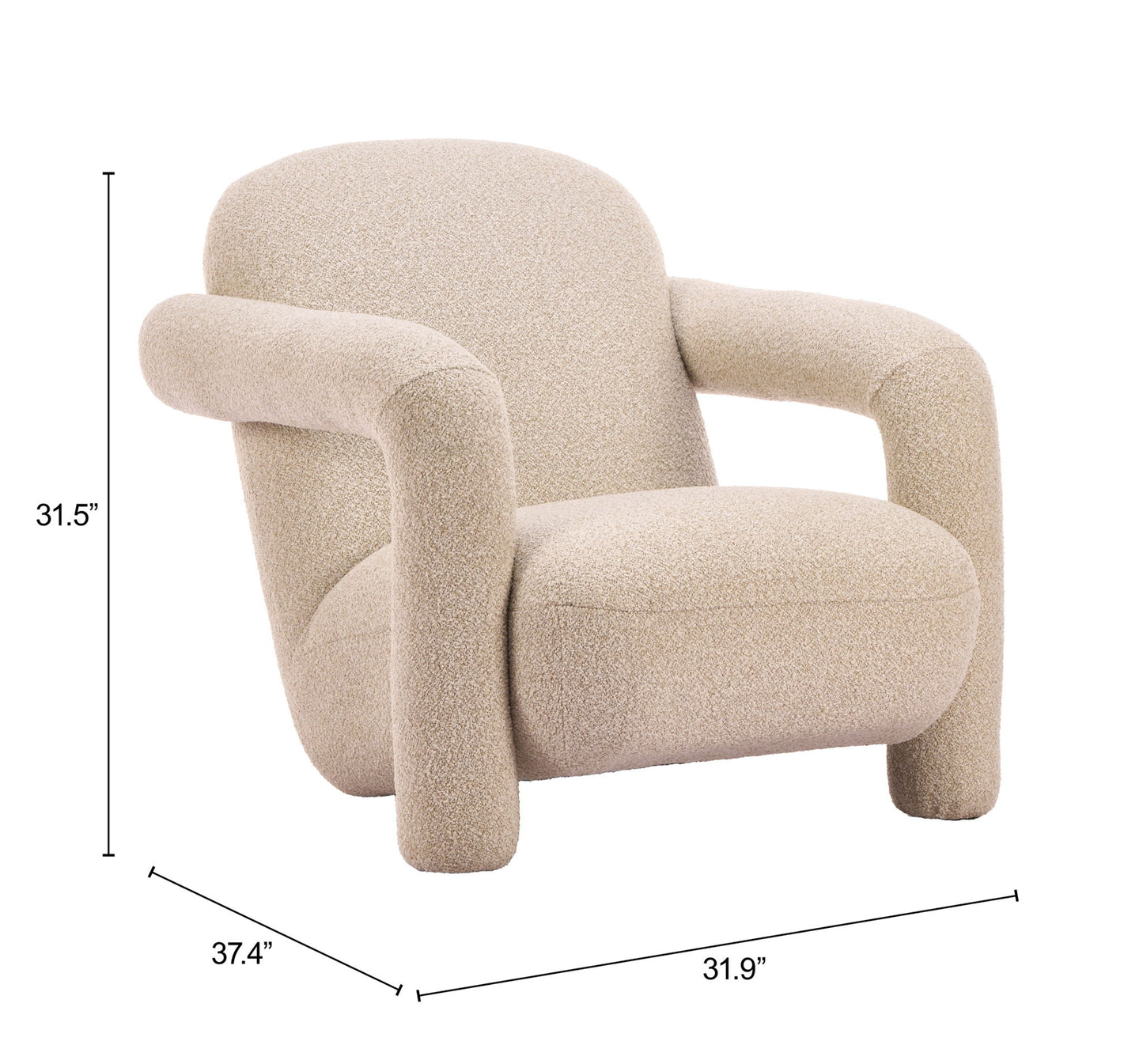 Selenya - Accent Chair - Beige