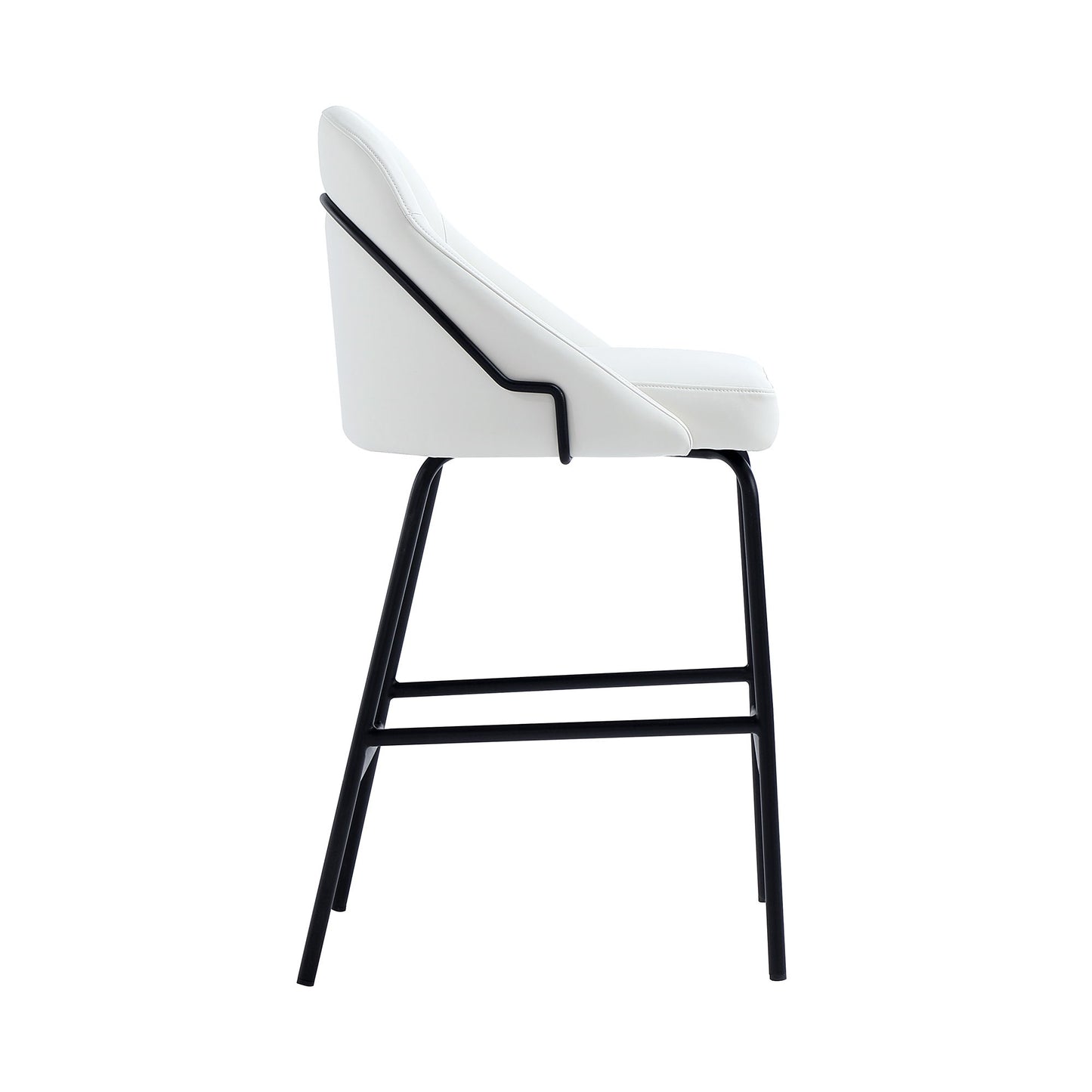 Manhattan Gracie - Counter Stool With Black Base