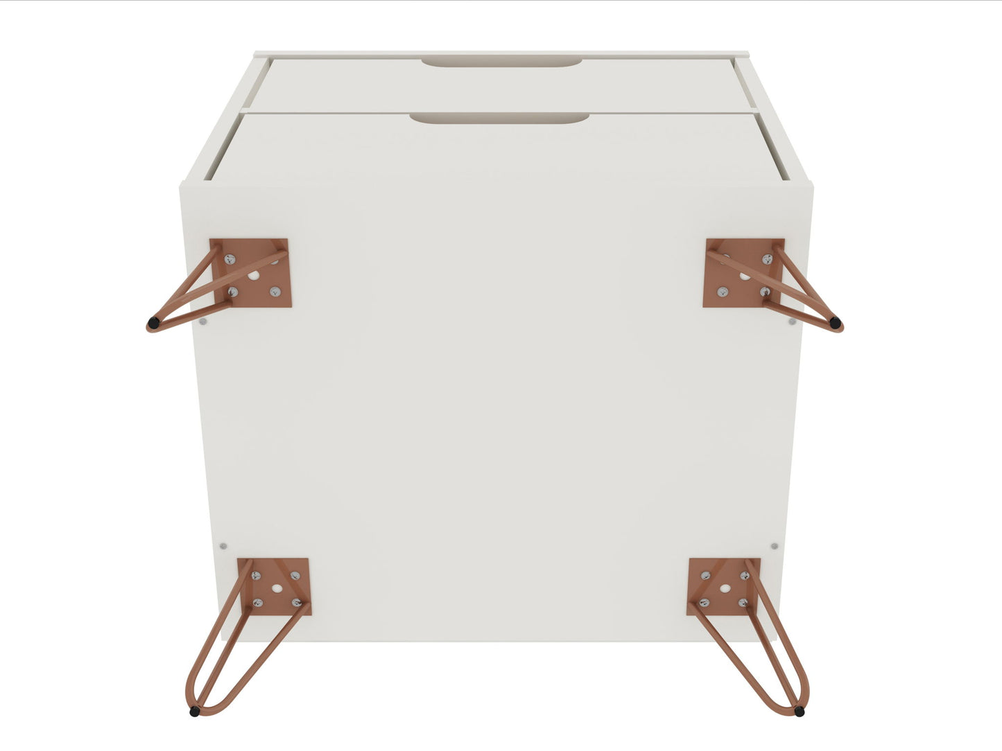 Manhattan Rockefeller - 2-Drawer Wooden Nightstand
