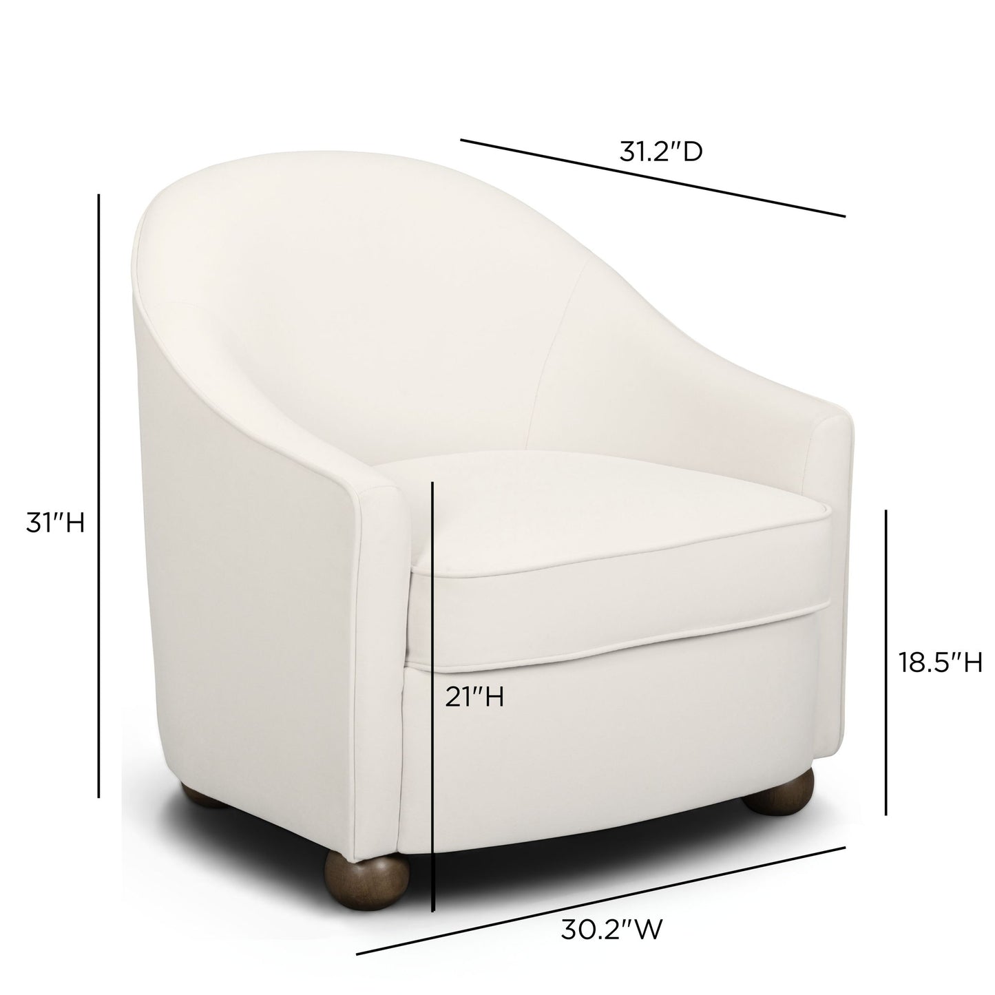 Cettie - Performance Velvet Accent Chair