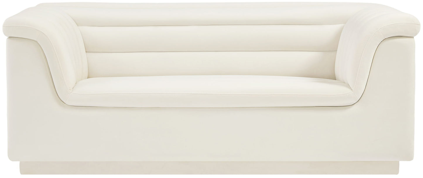 Cascade - Velvet Loveseat