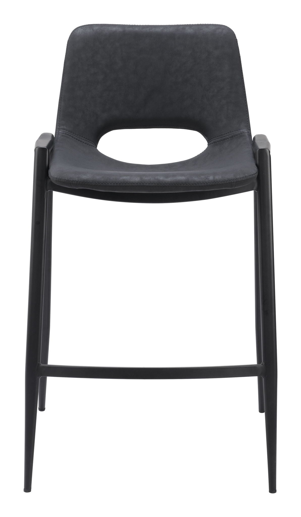 Desi - Counter Chair With Black Legs (Set of 2)