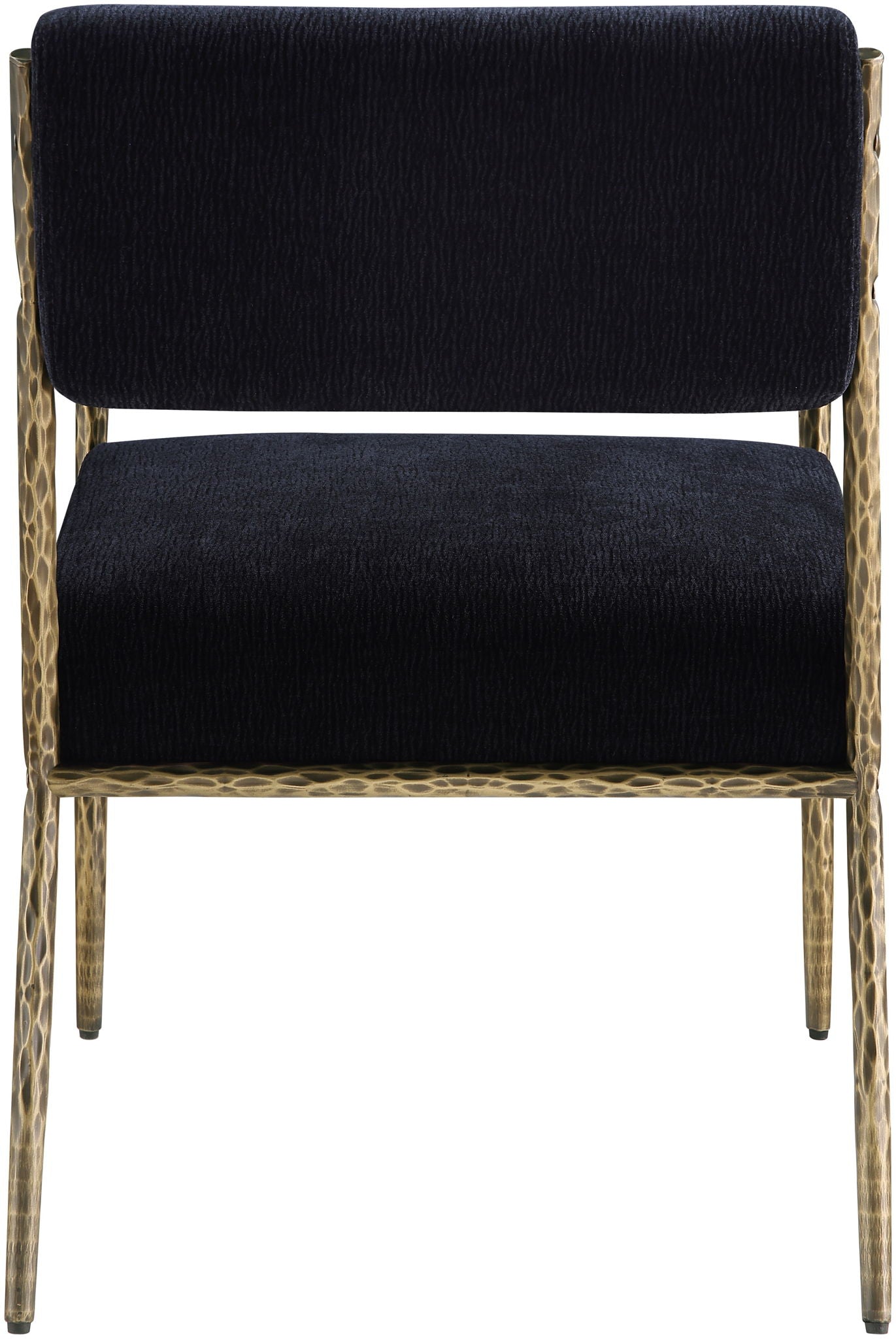 Bastille - Upholstered Dining Arm Chair (Set of 2) - Brass Frame