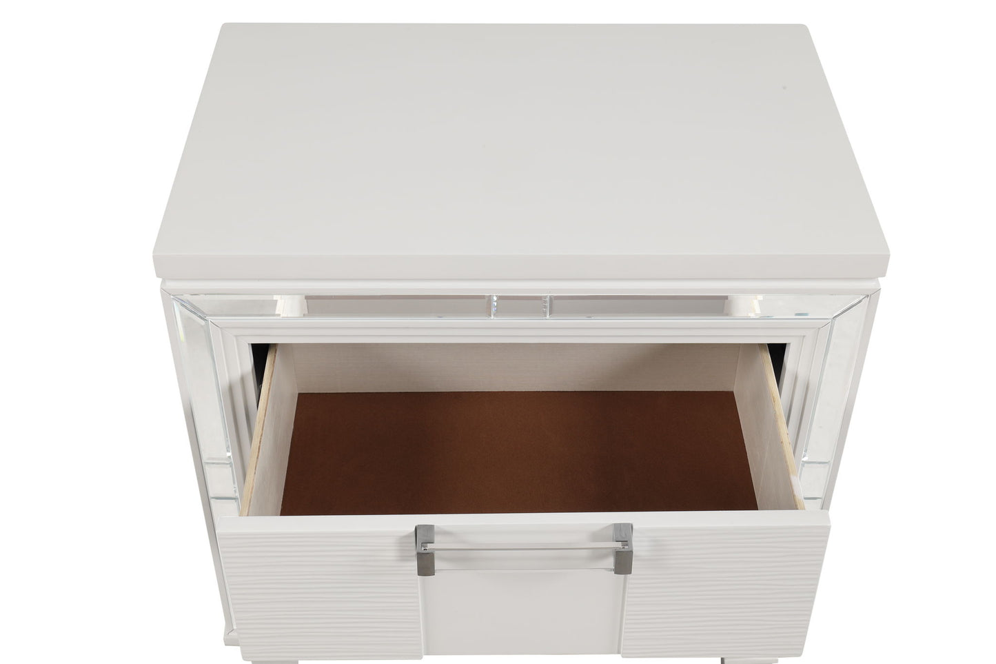 Genoa - Nightstand - Sparkling White