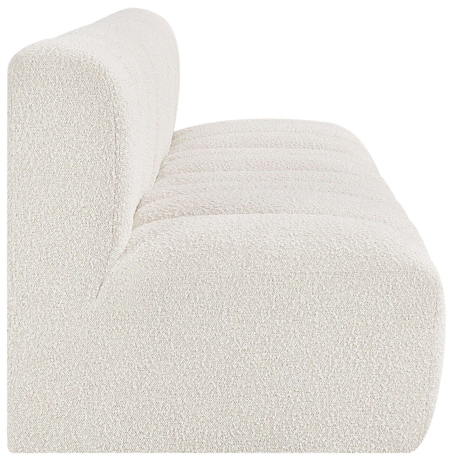 Arc - Boucle Fabric 3 Seats Modular Sofa