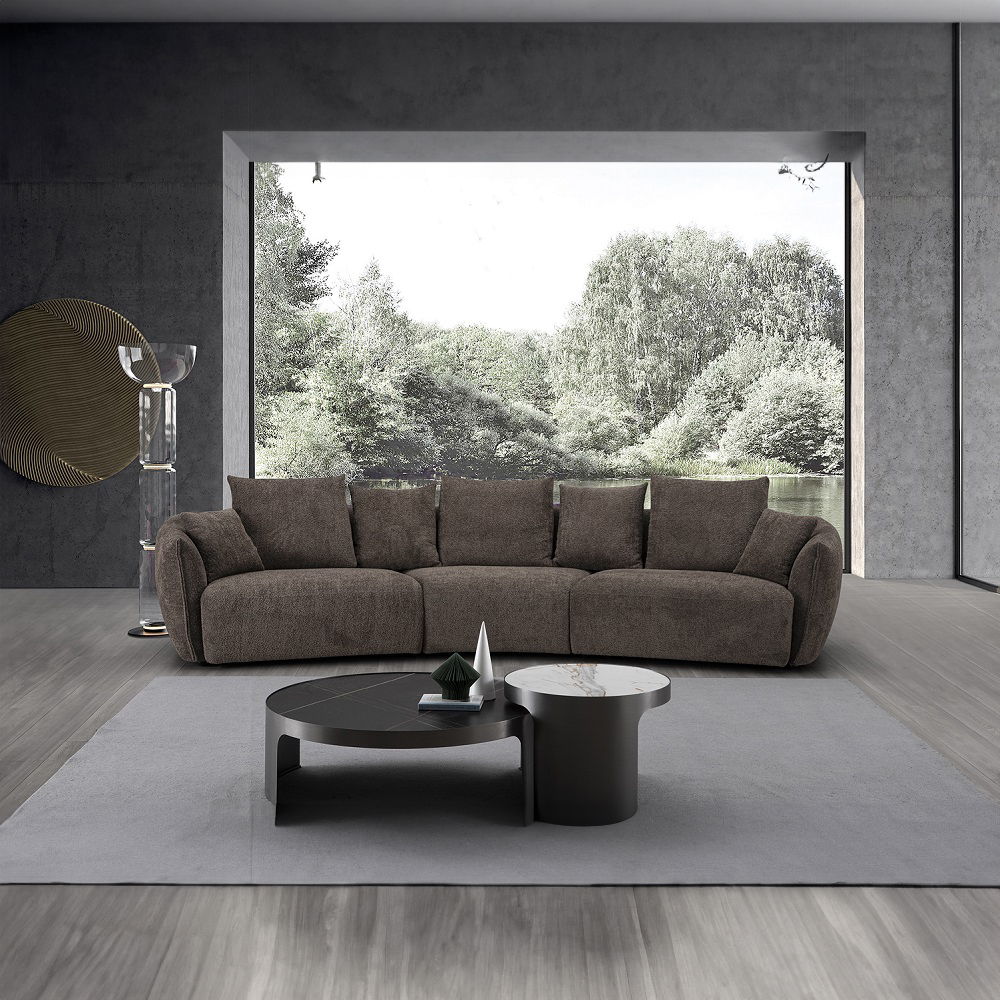 Bash - Sofa With 7 Pillows - Macca Anthology Boucle