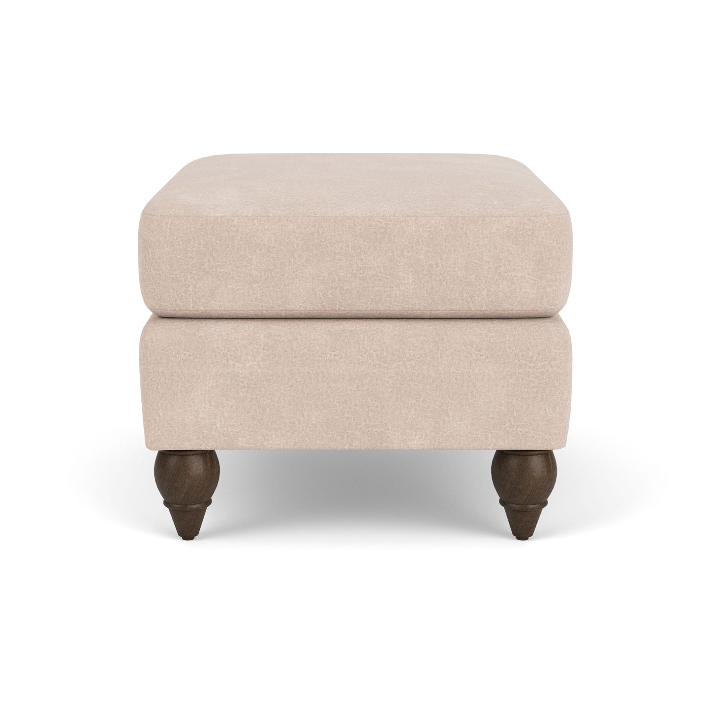 Moxy - Fabric Ottoman, Round Turned Legs