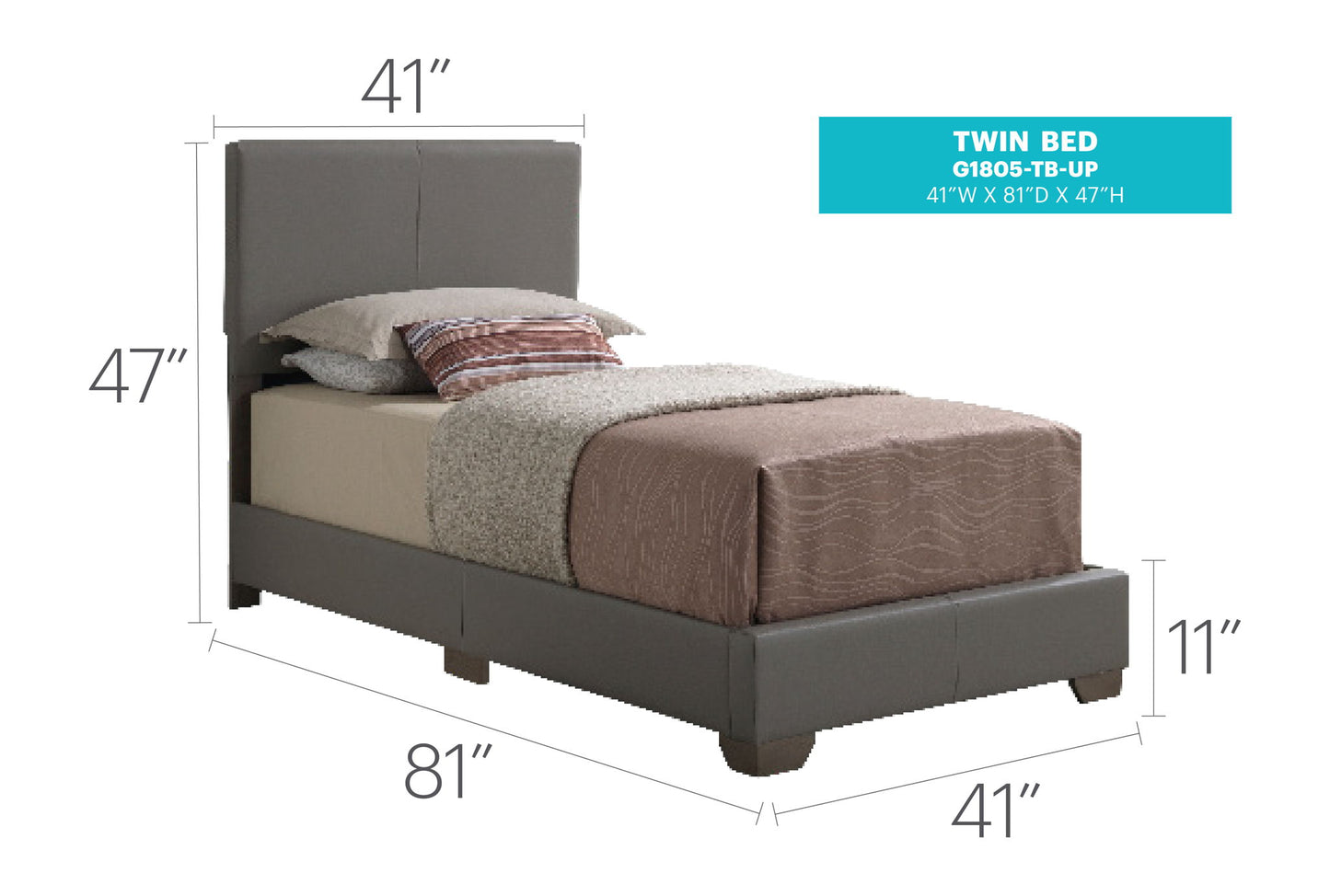 Glory Furniture - Aaron - Bed