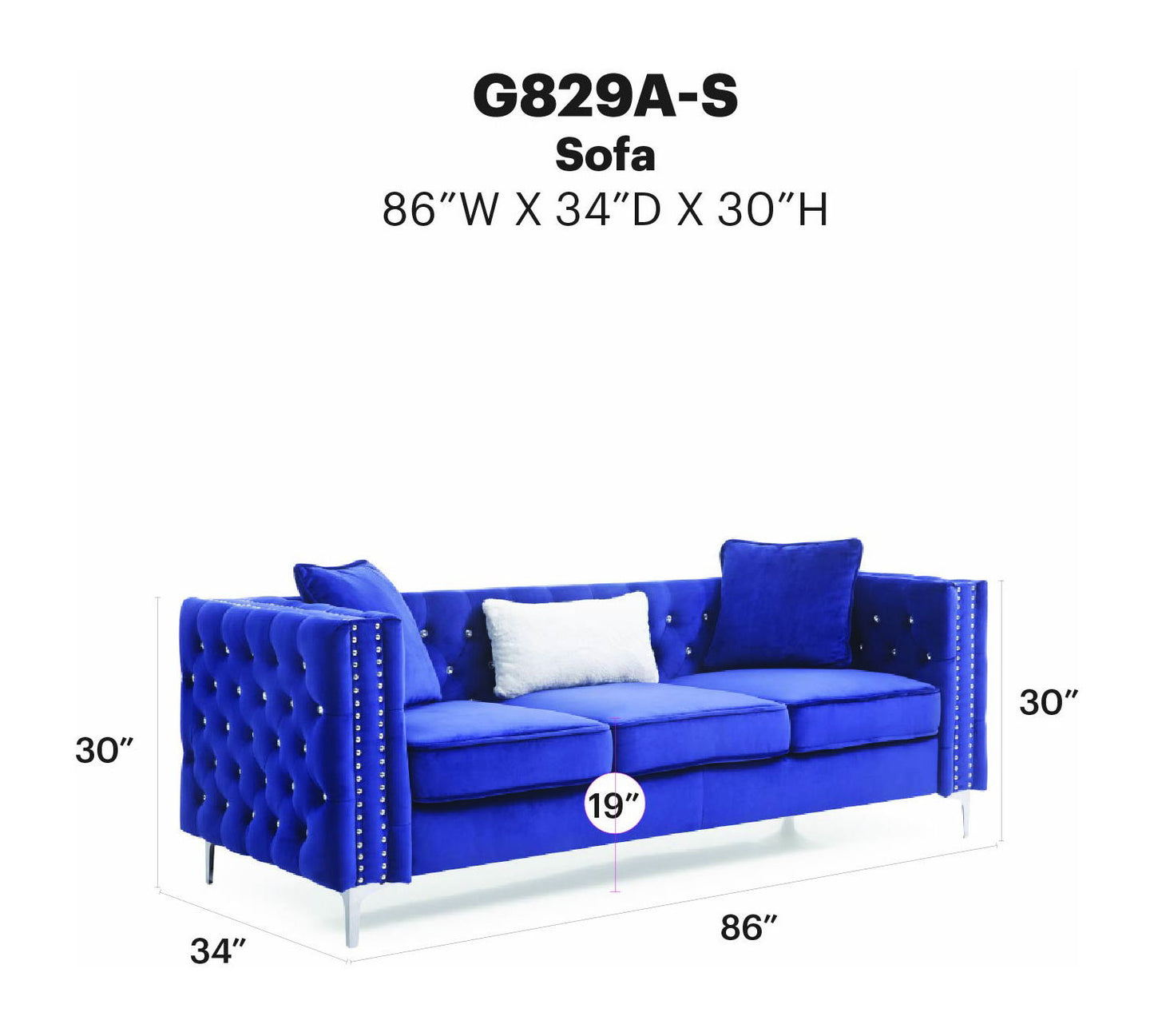 Glory Furniture - Paige - Sofa