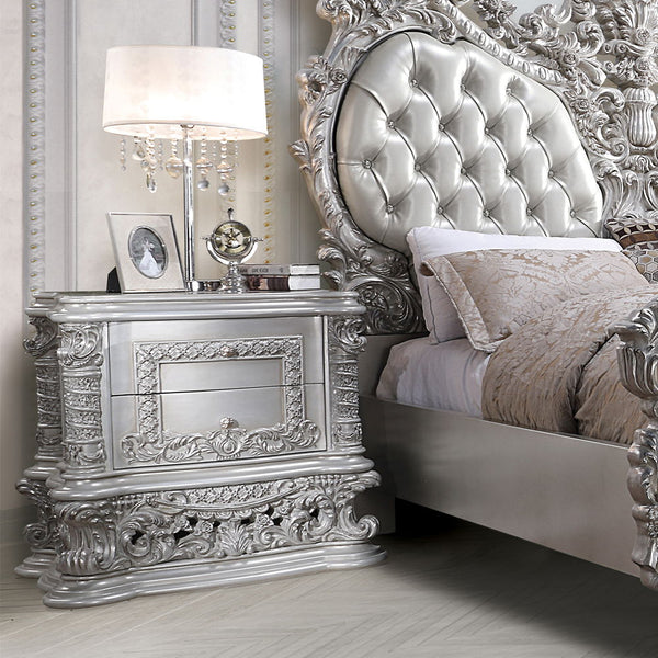 Valkyrie - Nightstand - Antique Platinum