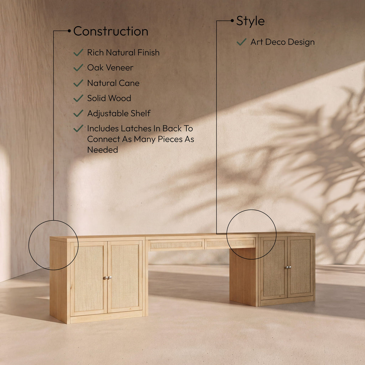 Avro - 3 Piece Desk With Doors