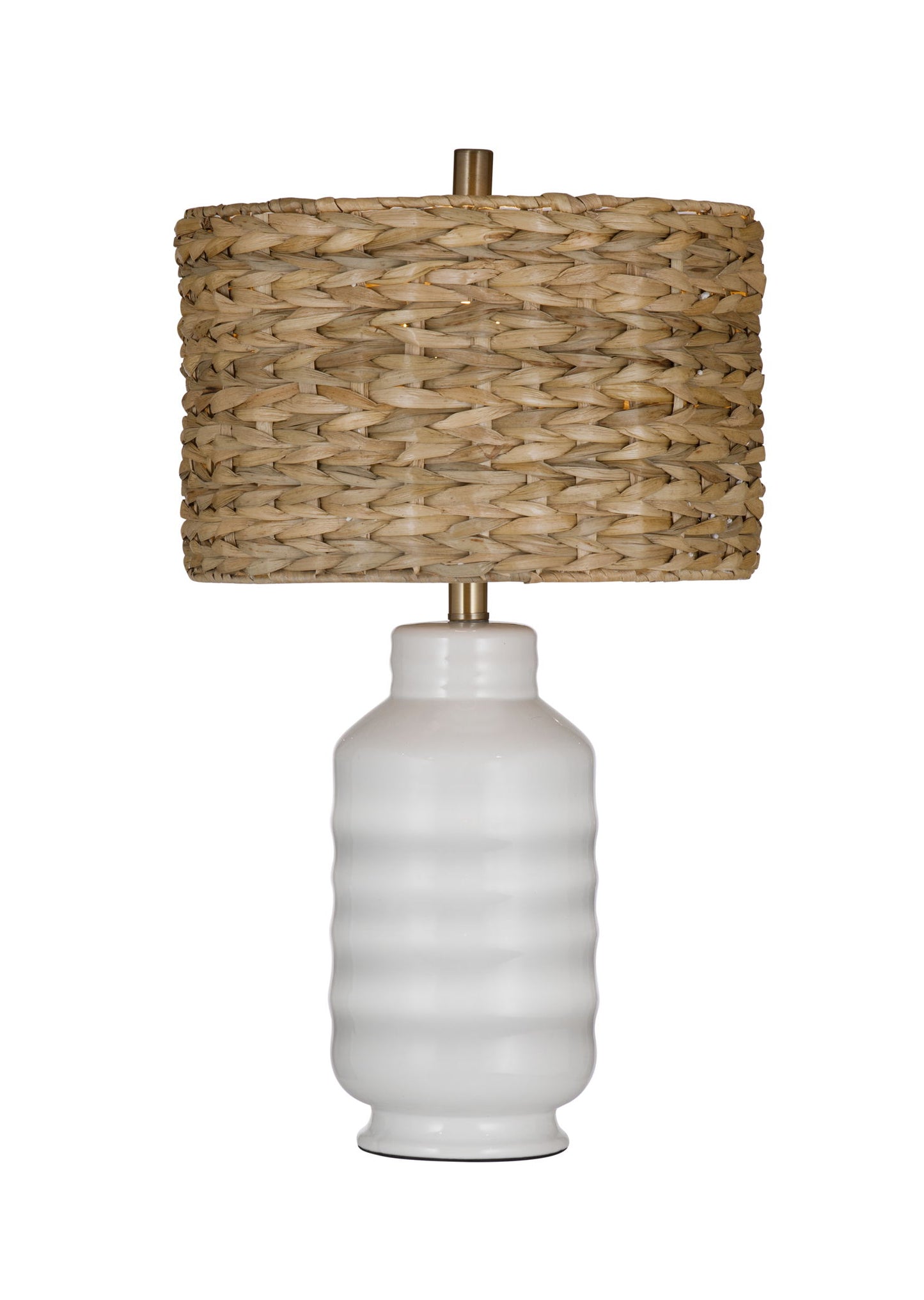 Tigris - Table Lamp - White / Light Brown