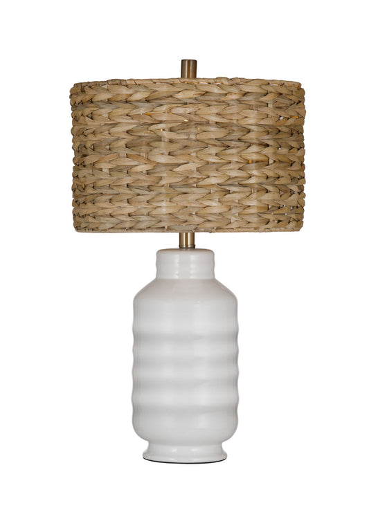 Tigris - Table Lamp - White / Light Brown