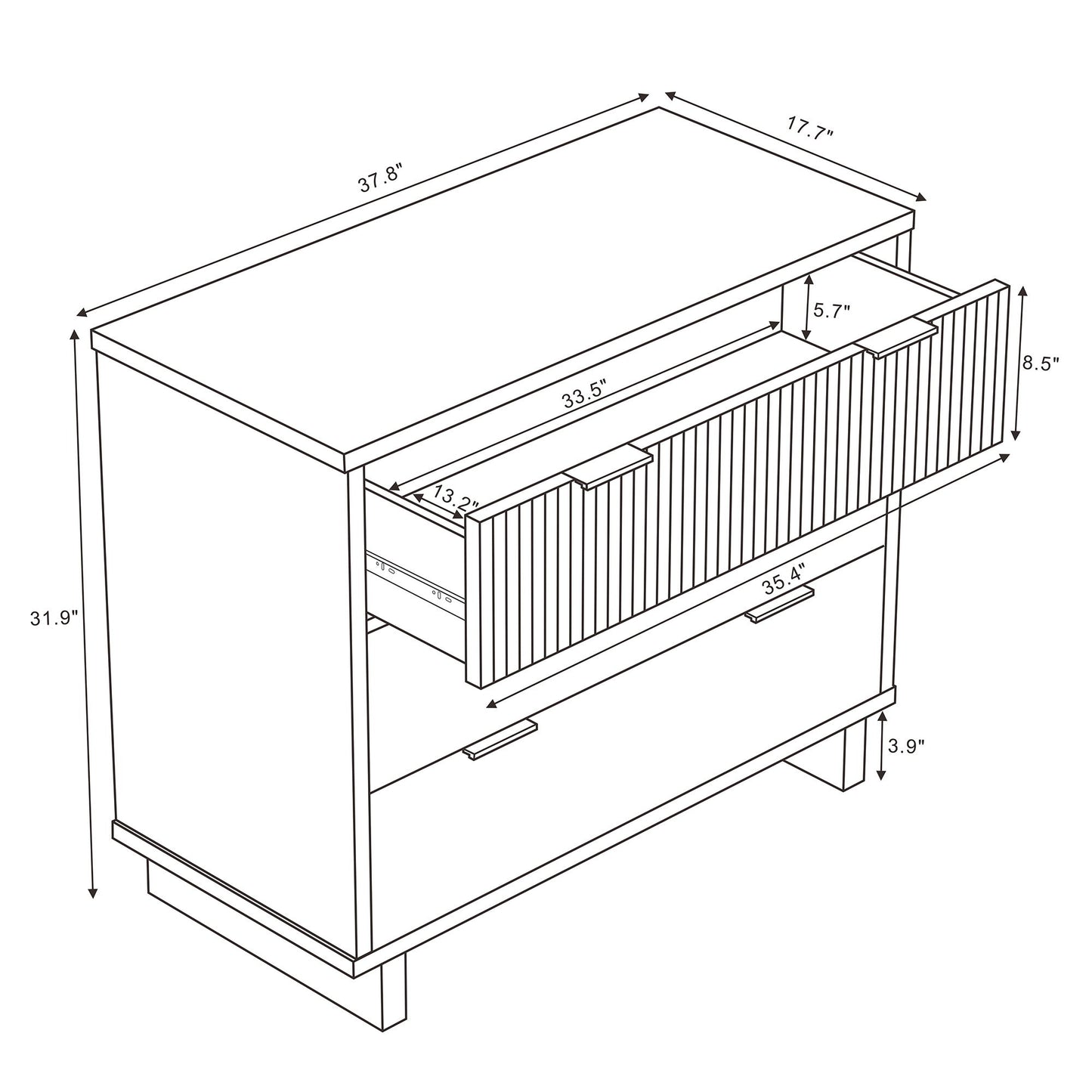 Manhattan Elara - Solid Wood Dresser