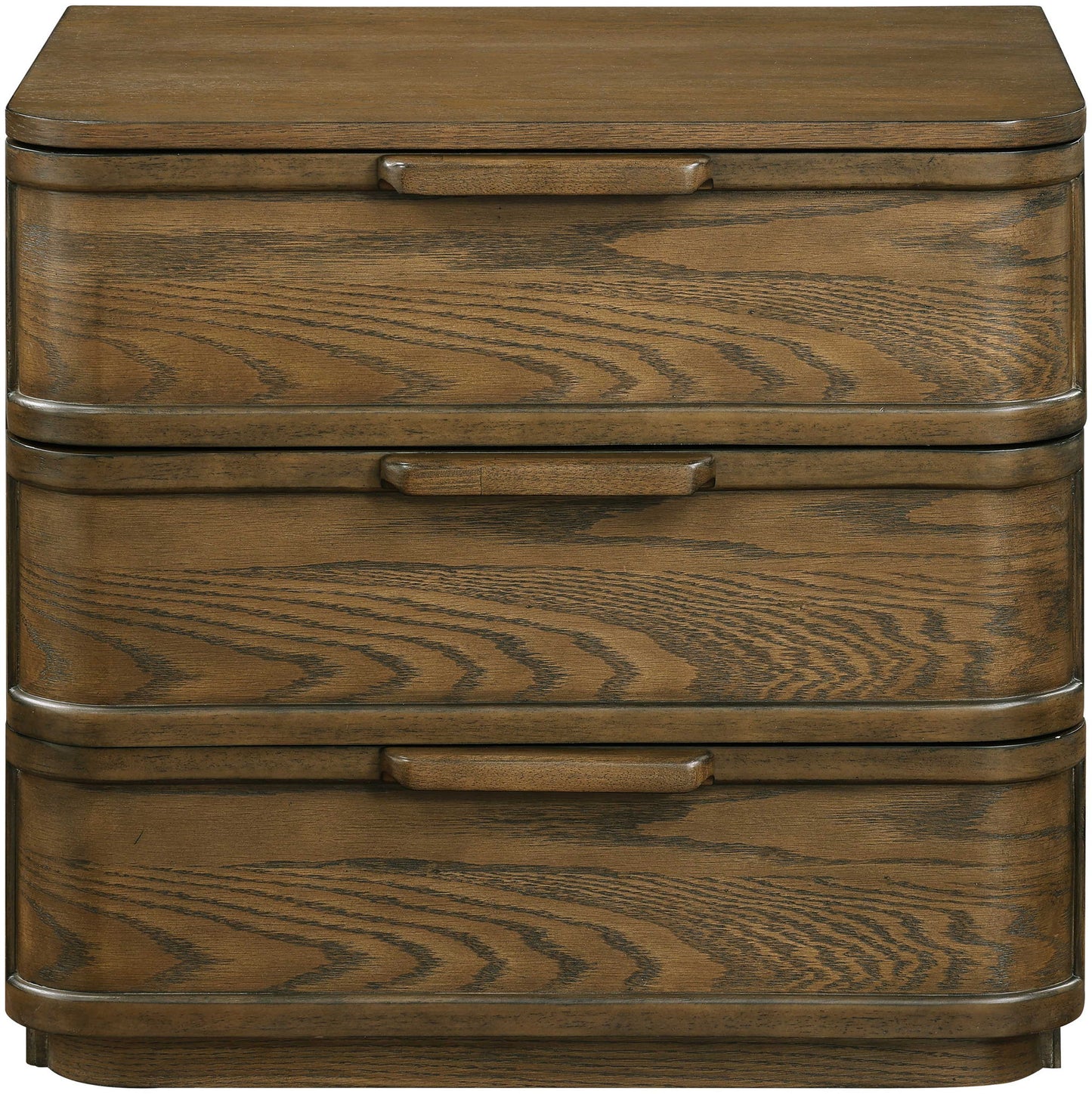 Tiberio - Oak Veneer And Solid Wood Nightstand