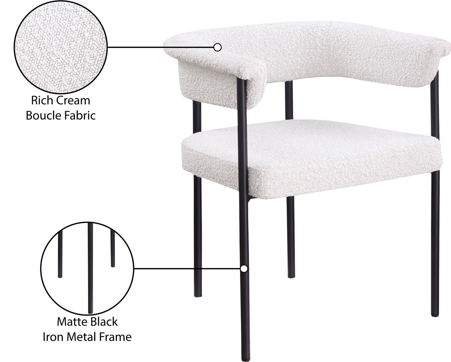 Malin - Boucle Dining Chair (Set of 2)