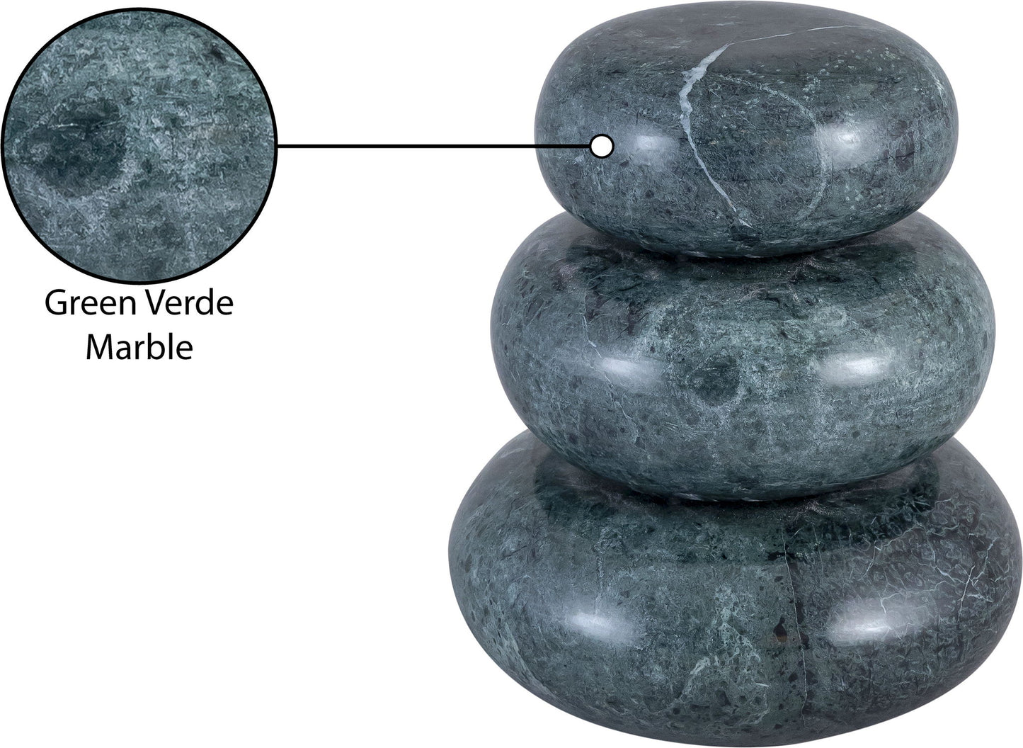 Pumpkin - 3 Piece Marble Decorative Object