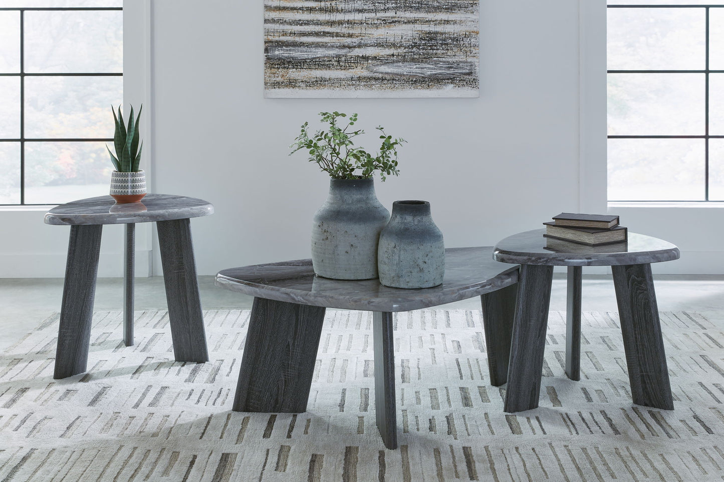 Bluebond - Occasional Table Set (Set of 3) - Gray