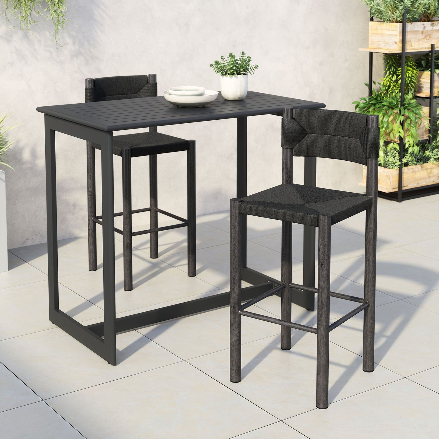 Iska - Outdoor Barstool (Set of 2)