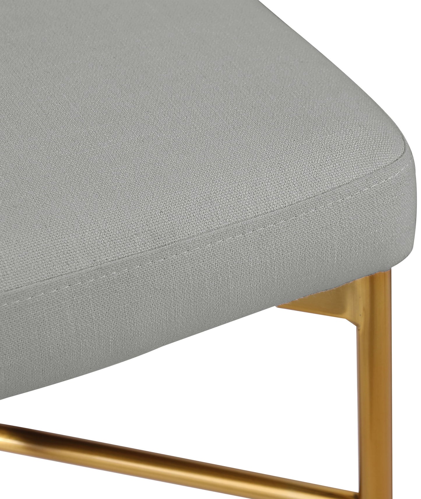 Rivage - Durable Stool With Gold Frame (Set of 2)