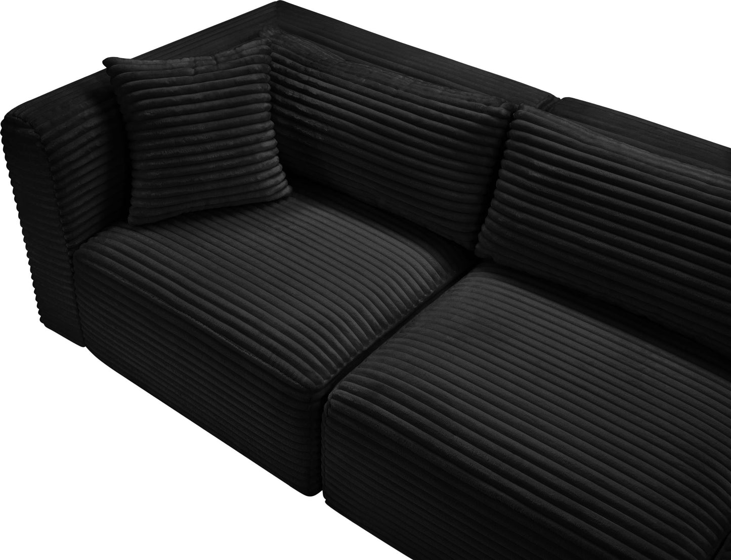 Shaggy - 4 Piece Modular Sectional