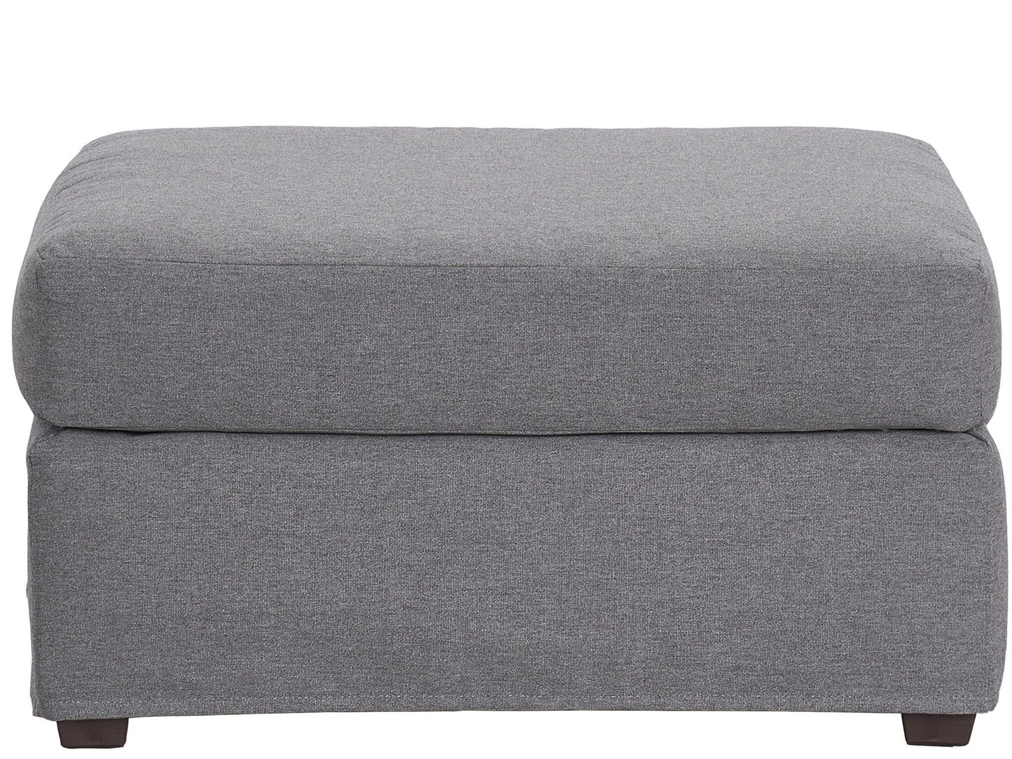 Coastal Living Outdoor / Brooke - Outdoor Ottoman, Special Order - Dark Gray