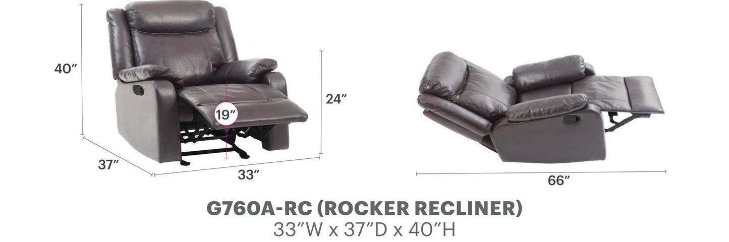 Glory Furniture - Ward - Rocker Recliner