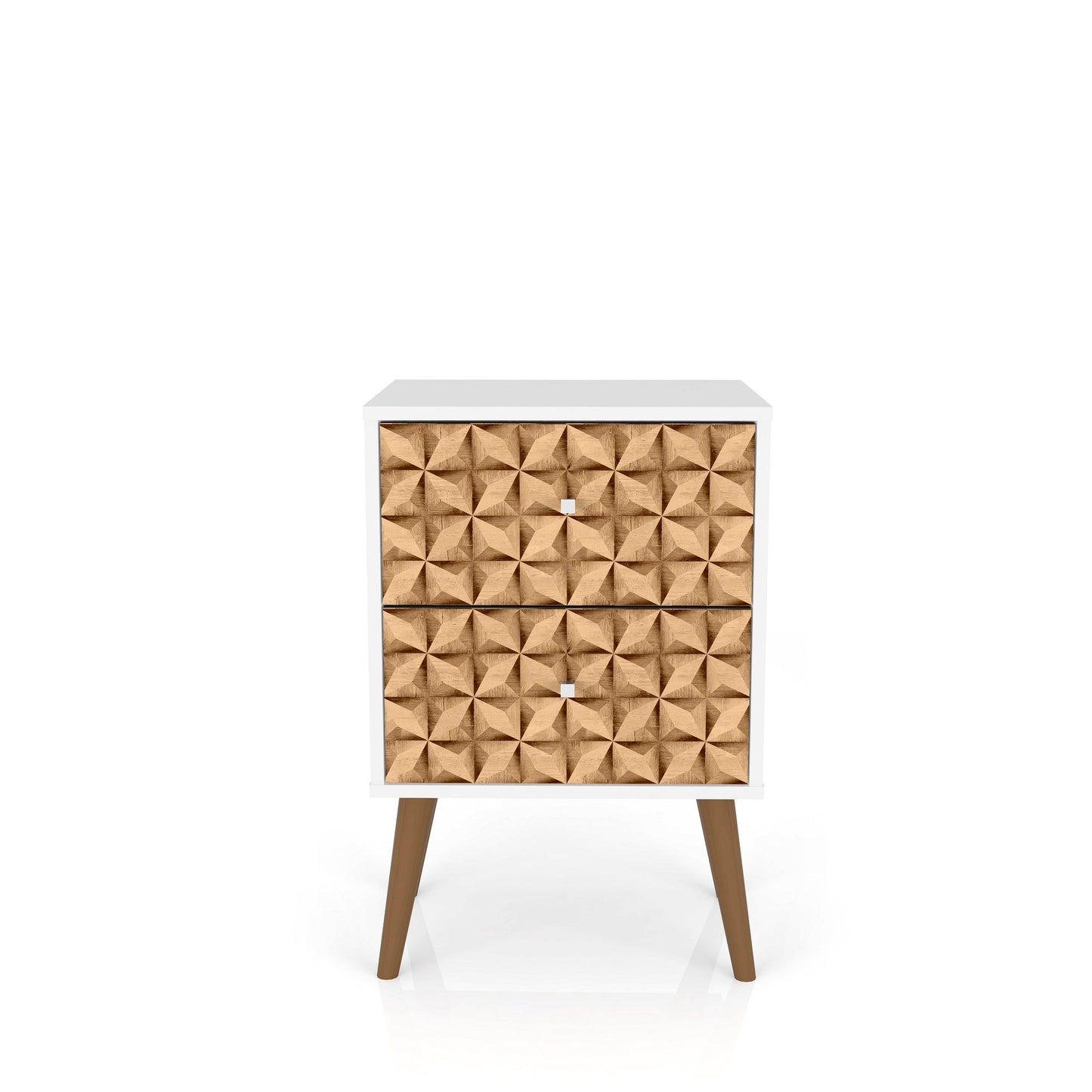 Manhattan Liberty - Nightstand Wtth White Frame