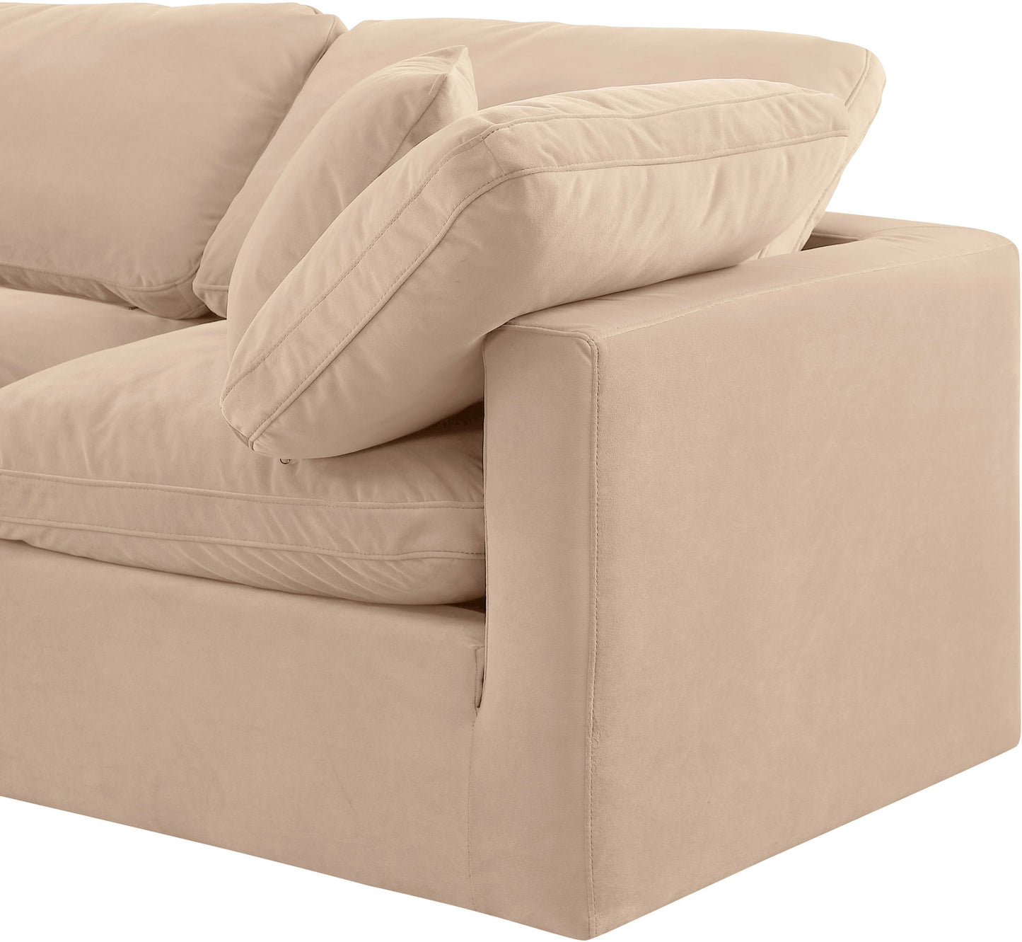 Indulge - Velvet 4 Seat Modular Sofa