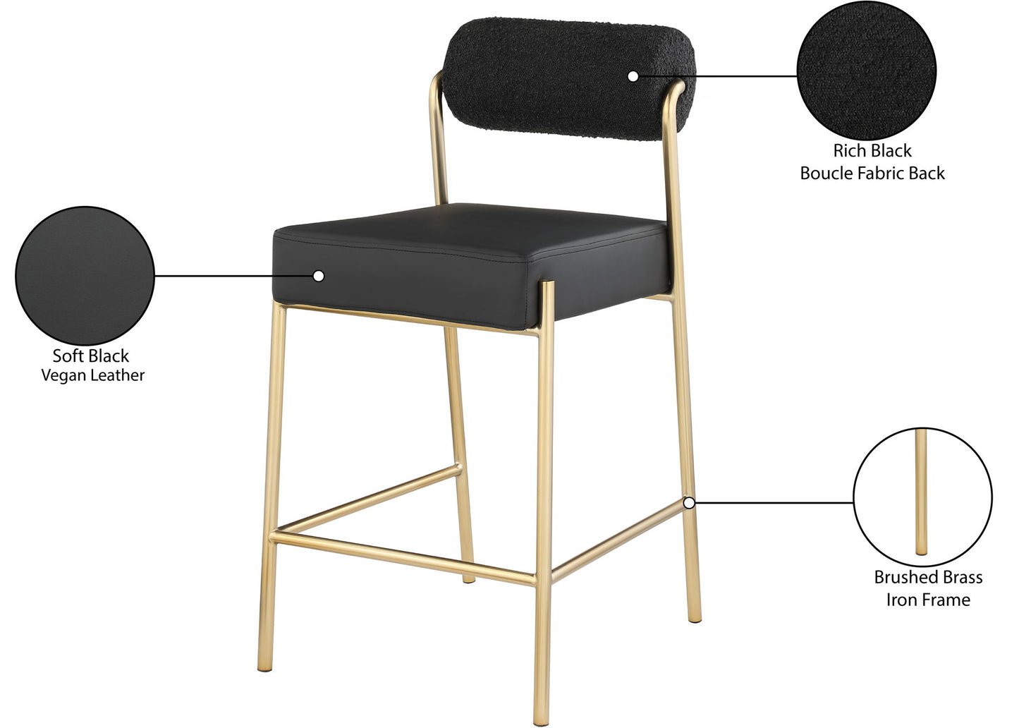 Carly - Counter Stool (Set of 2)