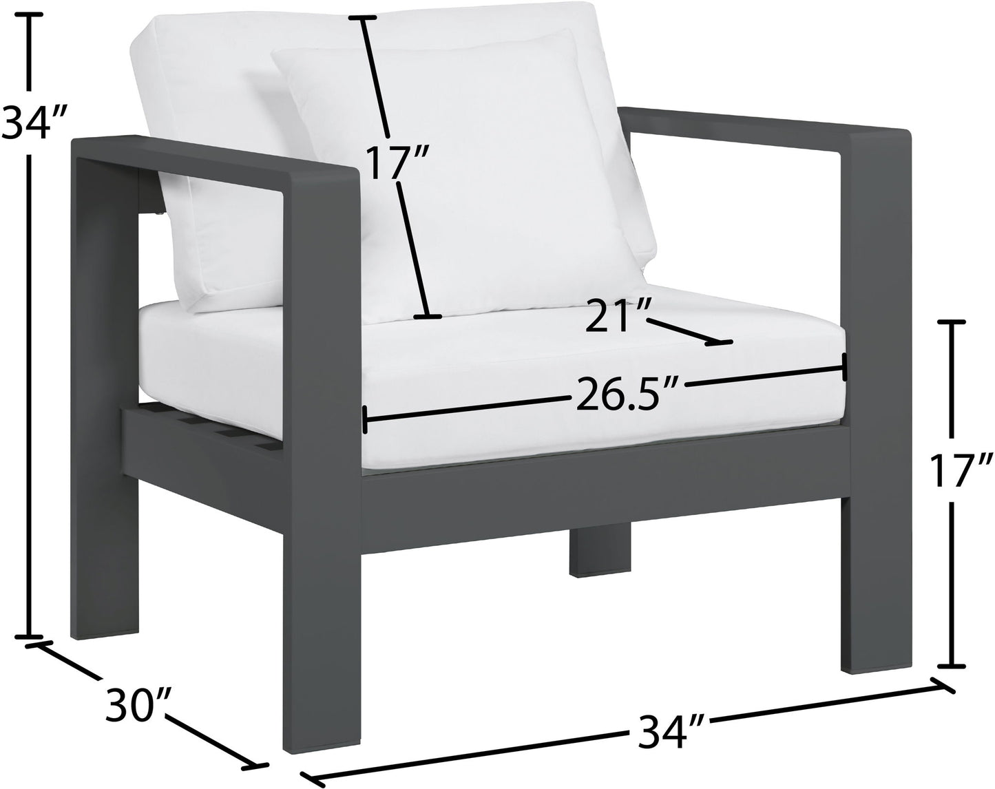Nizuc - Outdoor Patio Arm Chair