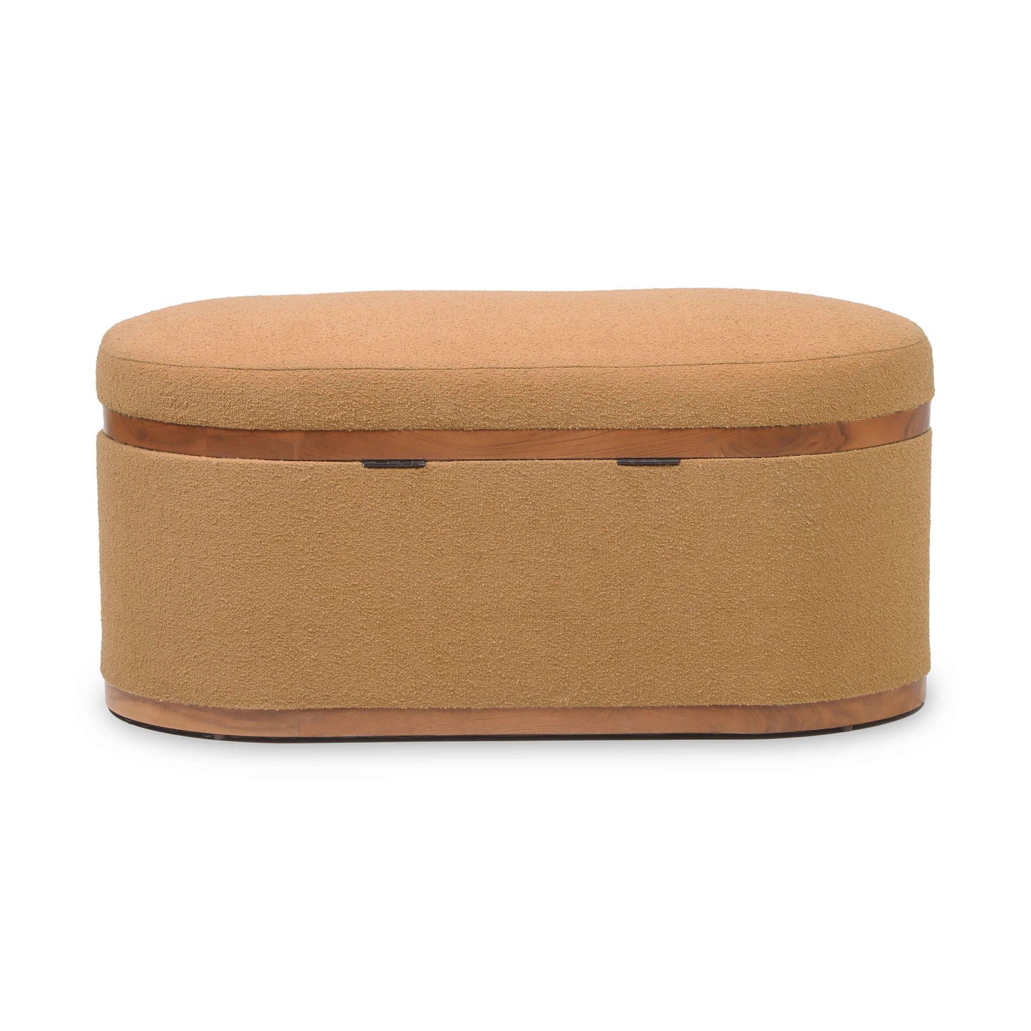 Olivier - Boucle Oval Storage Ottoman