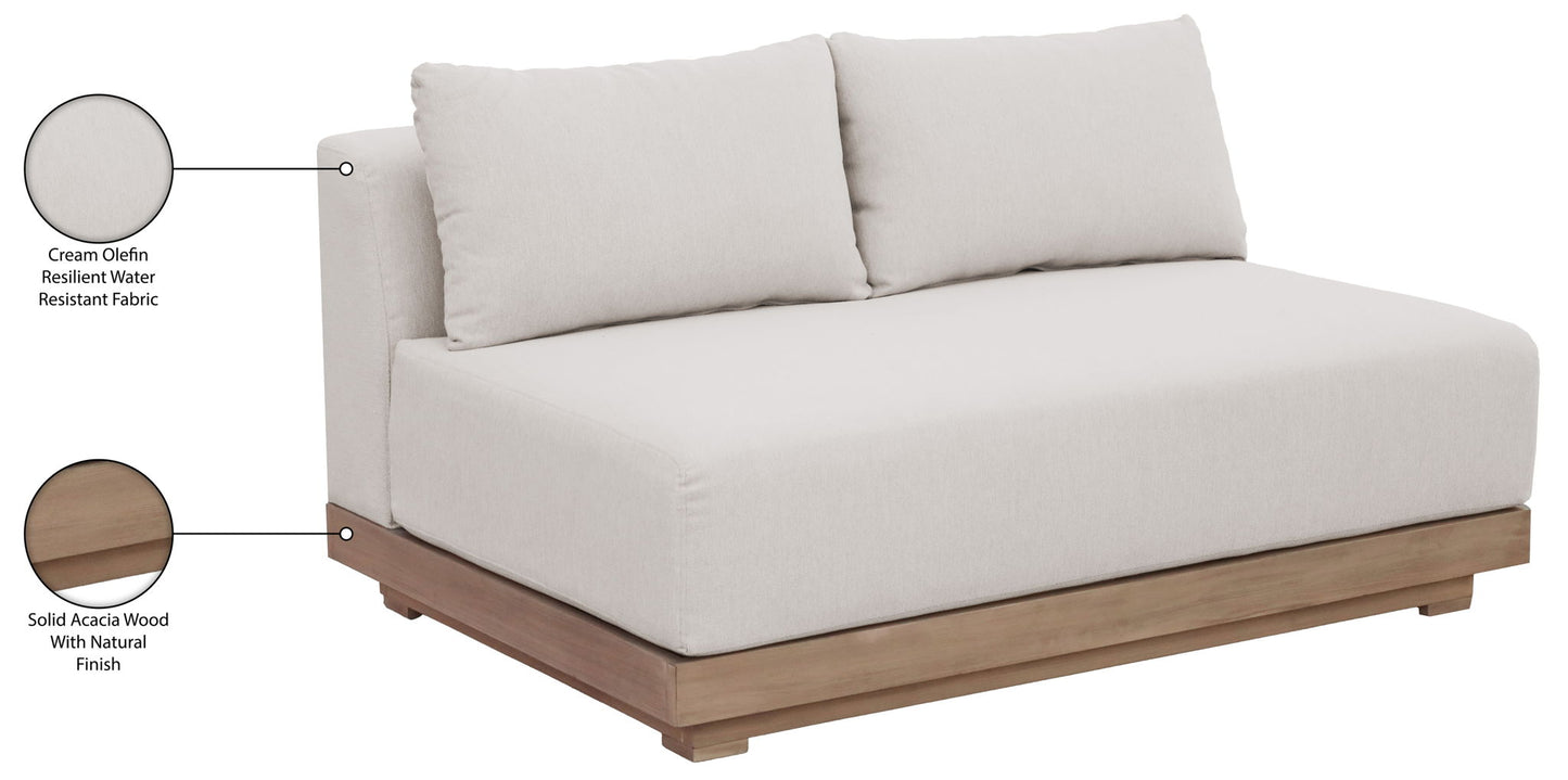 Solace - Olefin Performance Fabric Outdoor Patio Modular Loveseat