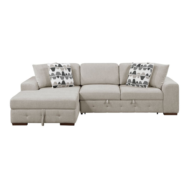 Raife 2-Piece Sectional with Left Chaise and Pull-out Bed