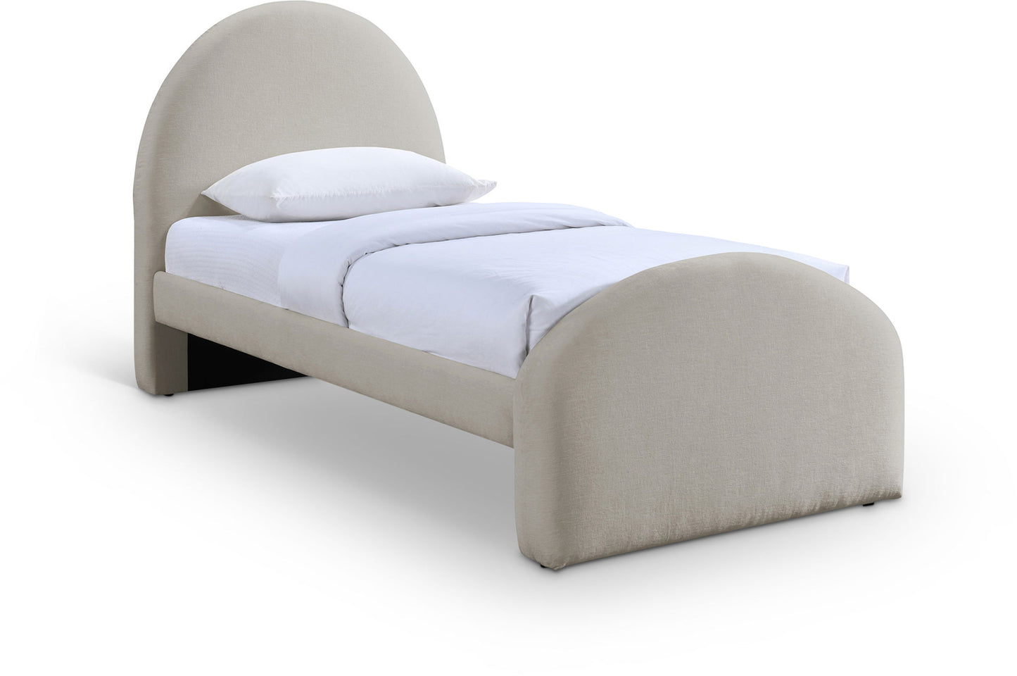 Andaz - Chenille Fabric Upholstered Bed