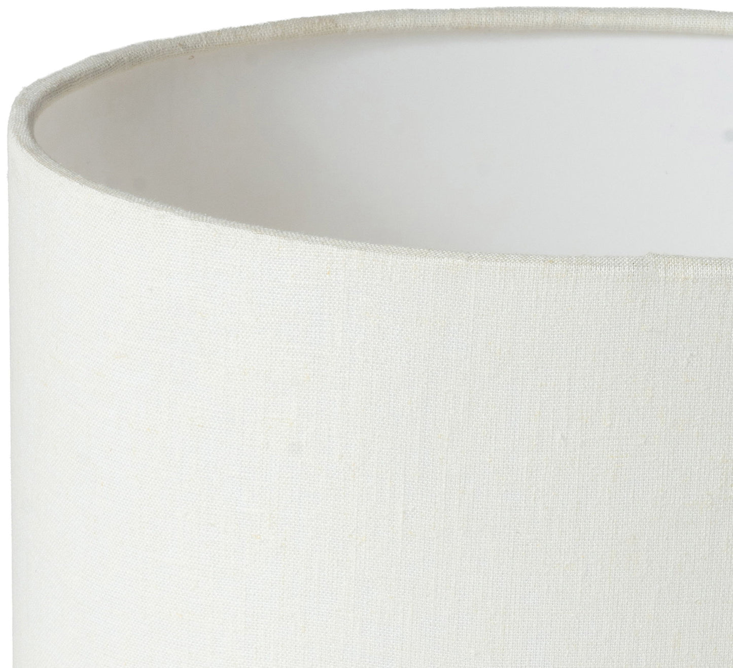 Lithos - Genuine Marble Base And Linen Textured Fabric Shade Table Lamp