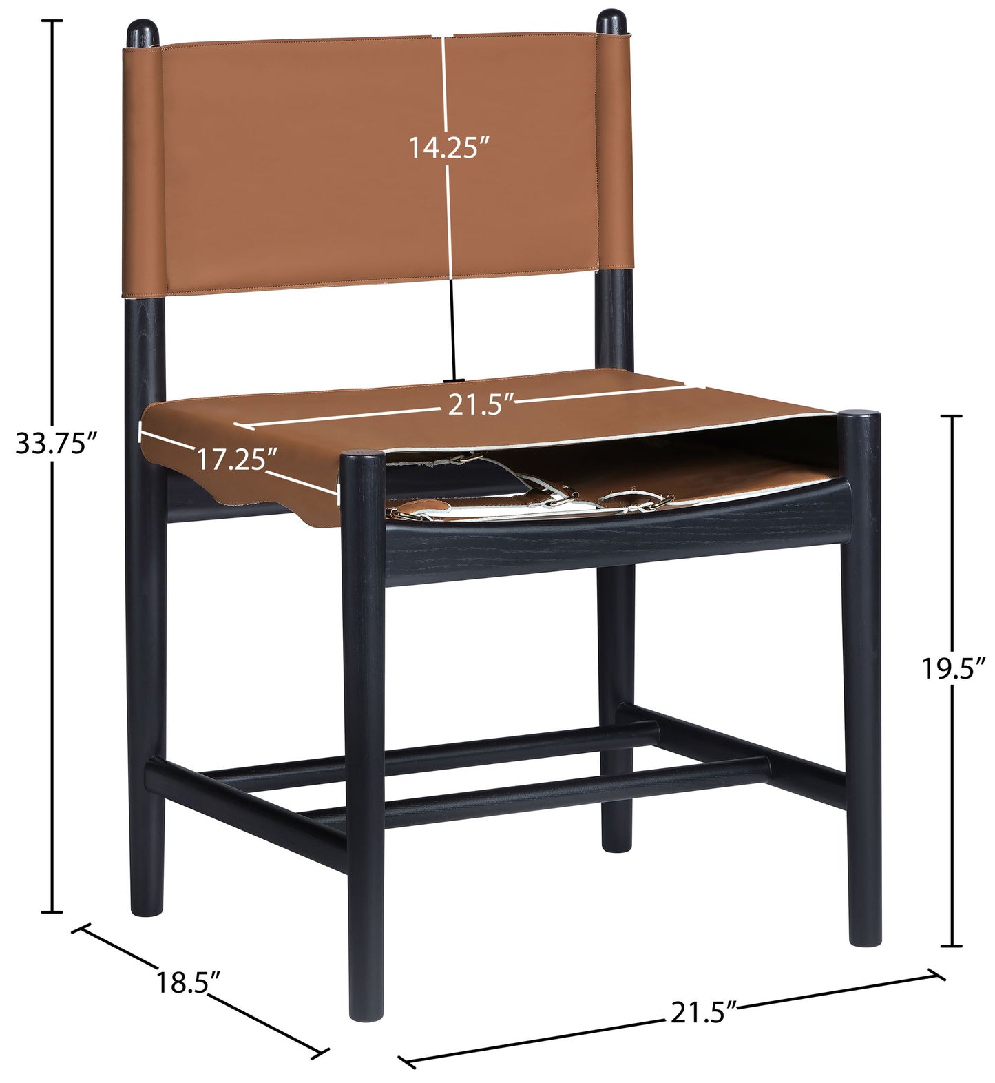 Rawlins - Dining Chair (Set of 2) - Black Frame