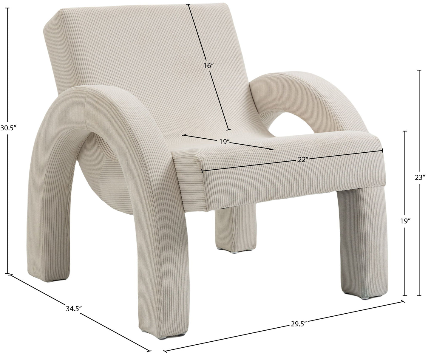 Corduroy - Accent Chair